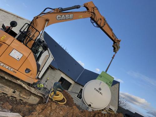 Mise en place d'un filtre compacte